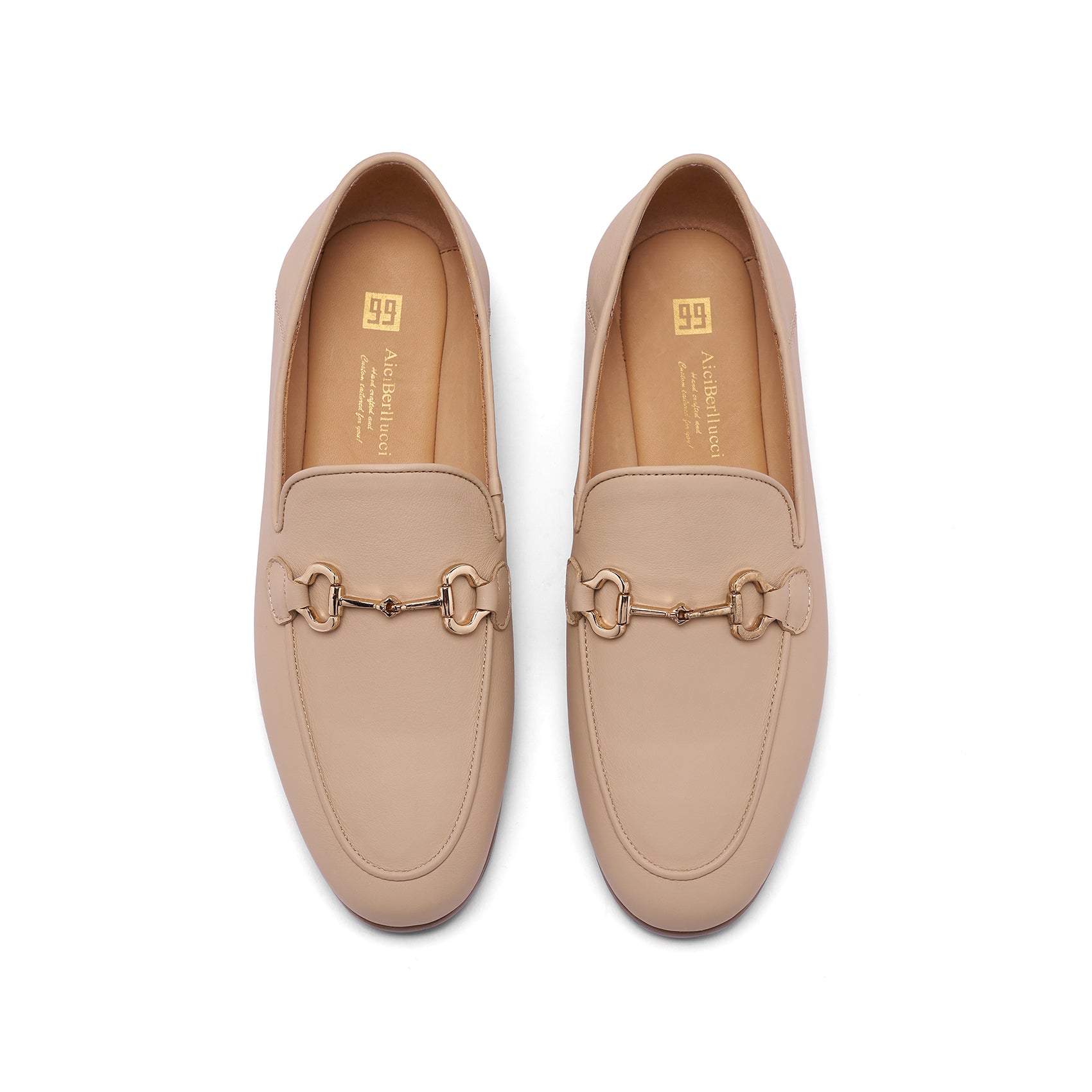 AiciBerllucci Women's Leather Loafer,Casual Loafers Shoes, Slip on Loafers Shoes for Women,Soft Comfort Flat Loafer Shoes for Ladies  Loafer Apricot COCO