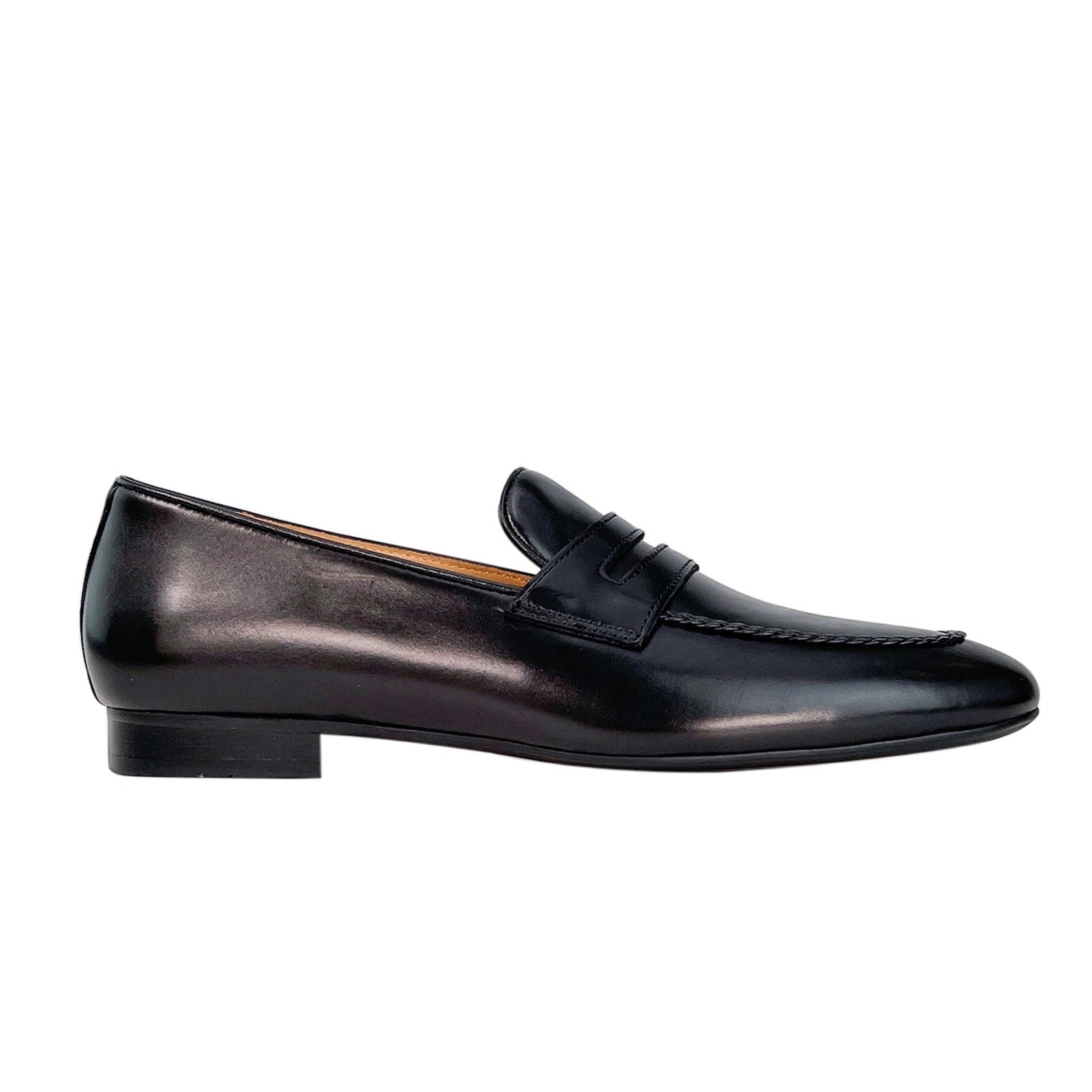 AiciBerllucci Loraine Penny Loafers for Women Comfort Flat Shoes Slip-on Women Loafers Shoes Casual Black