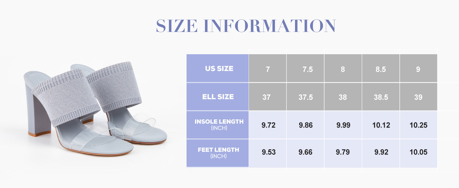 AiciBerllucci -Grace -Sliver Heels for Women,Knit Transparent Strap Sandals, High Heels Open Toe Slip On Sandals, Transparent Shoes for Women