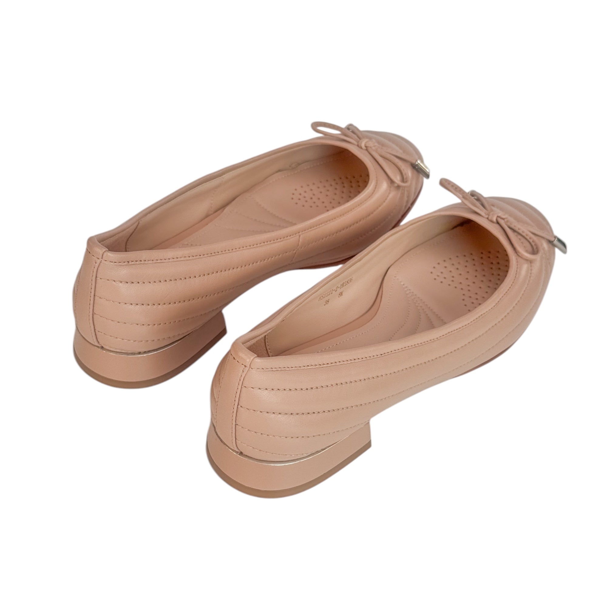 AiciBerllucci  JILLIE     Women's  Flat Nude sheepskin leather, nude pink sheepskin lining Leather