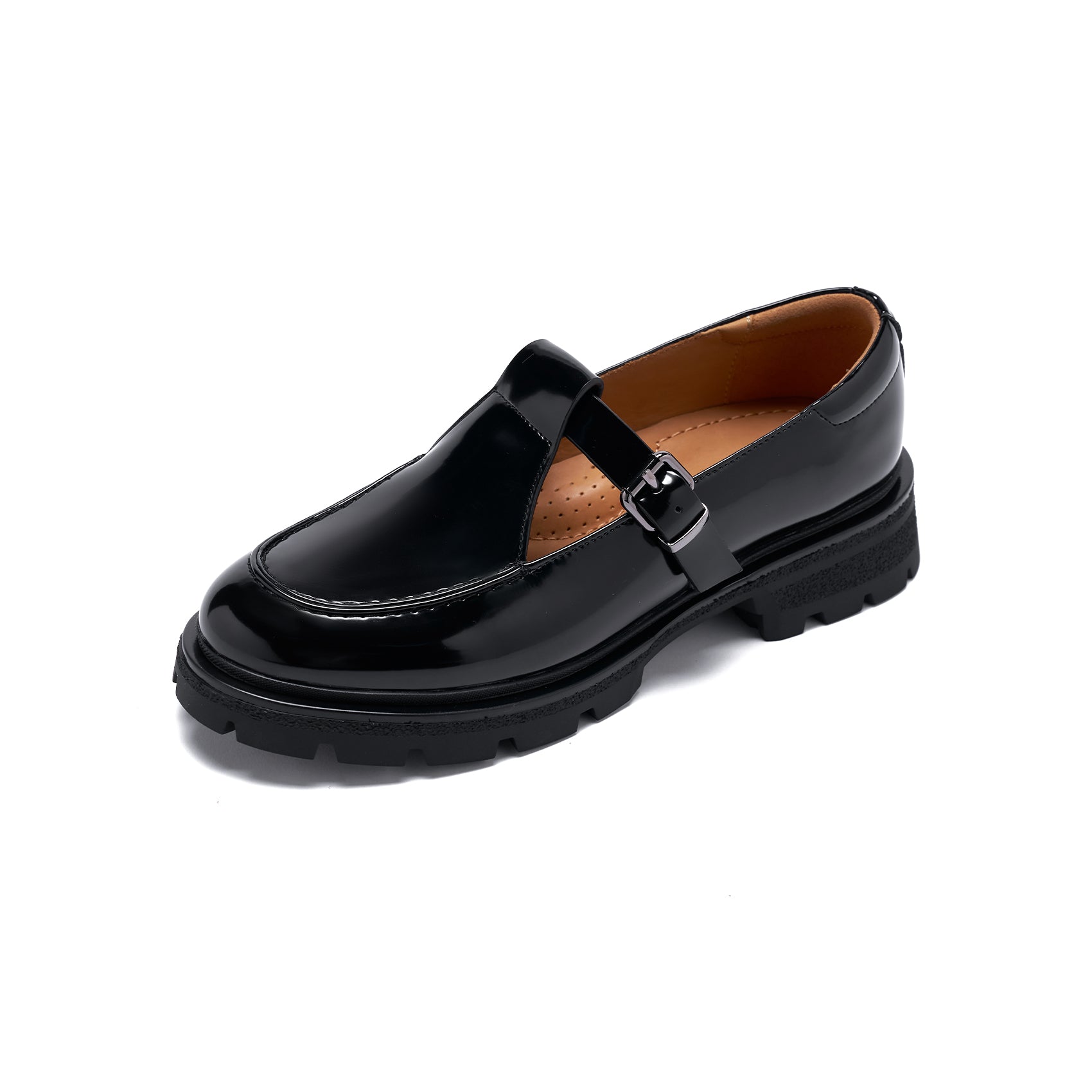 AiciBerllucci Loafers for Women, Business Casual Shoes, Women's Loafers & Slip-Ons, Womens Chunky Loafers Comfortable Platform Loafers for Women Black