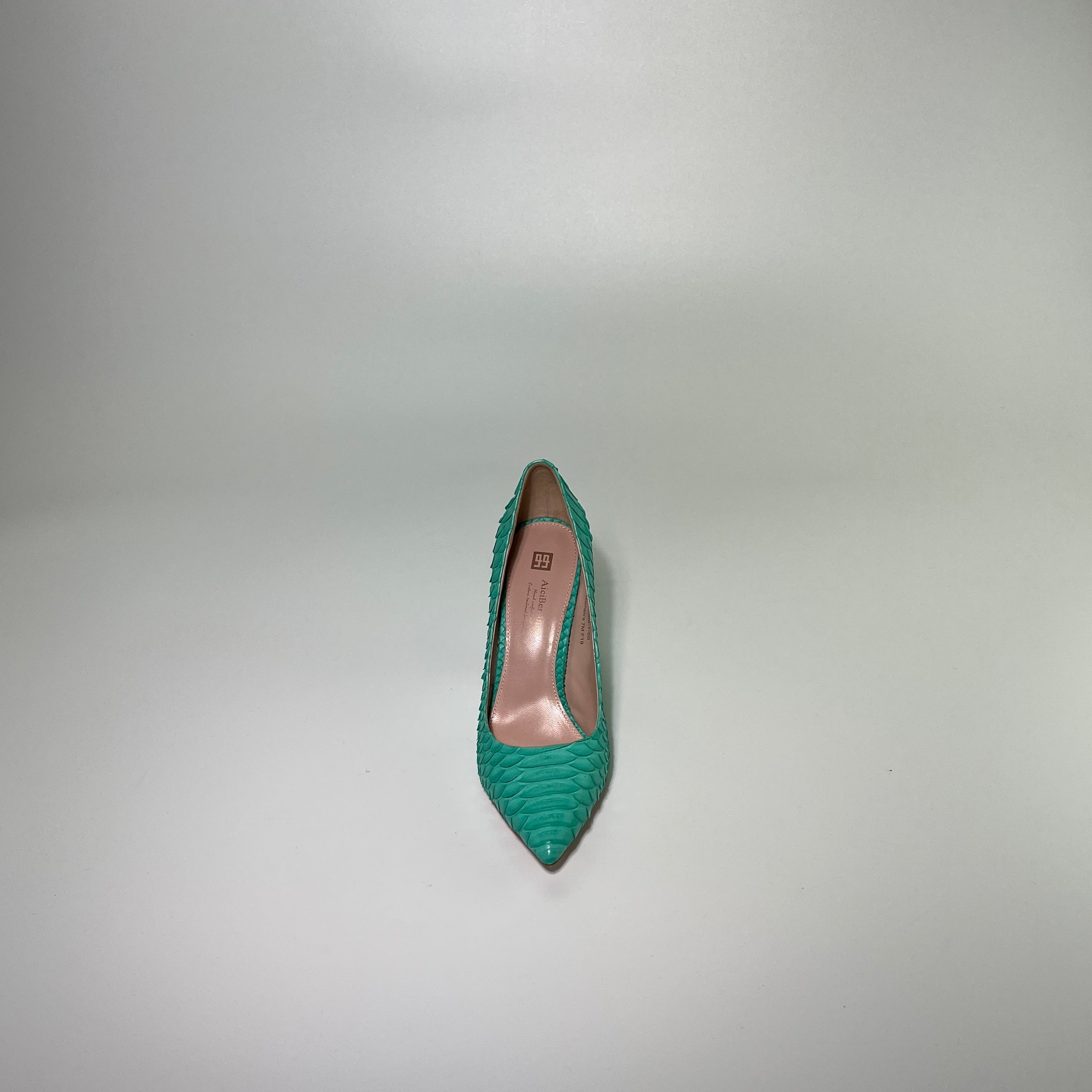 Cindy Python Leather Pumps