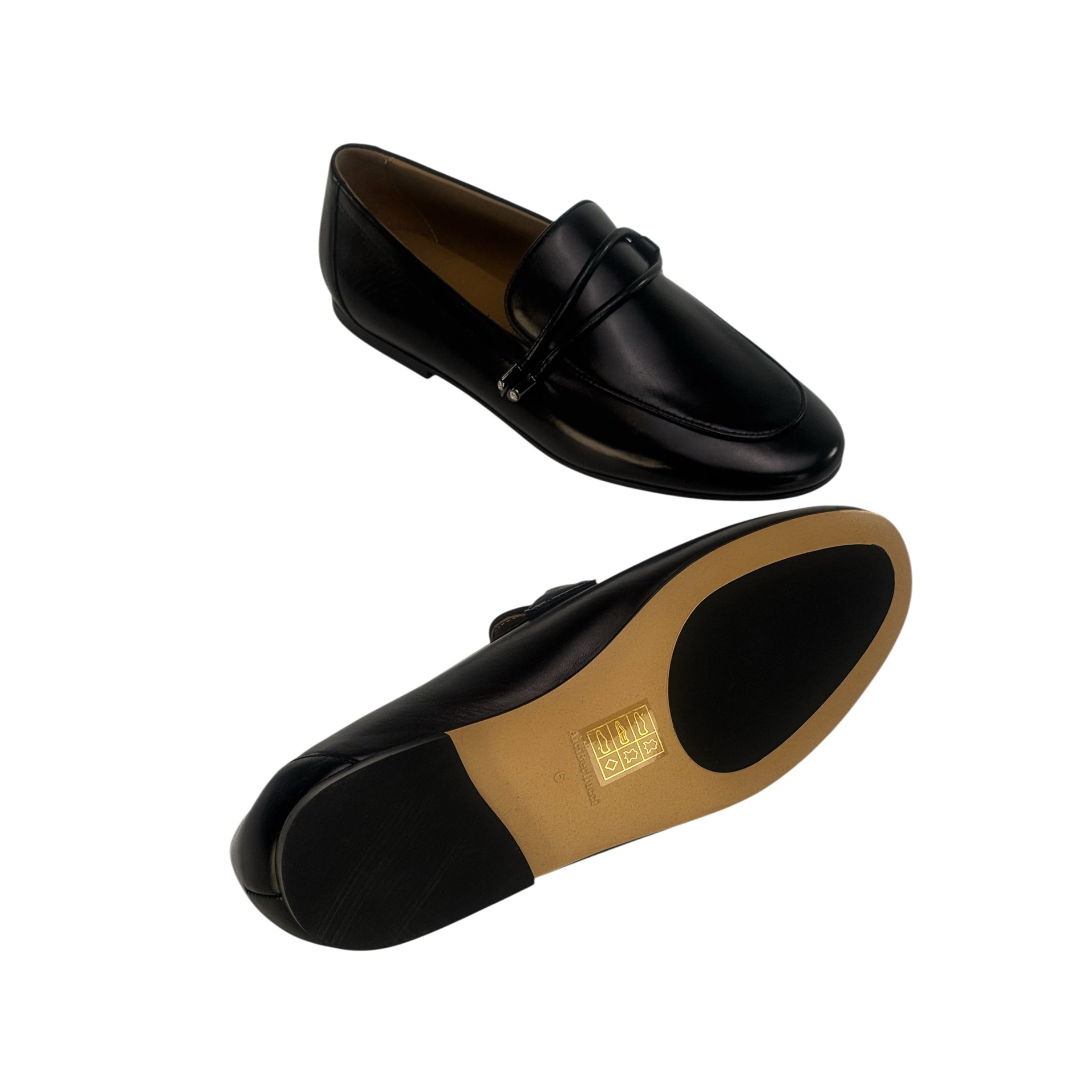 AiciBerllucci   Sofi  Women's Classic Calfskin Leather Loafer Casual Flat Shoes for Women Ladis