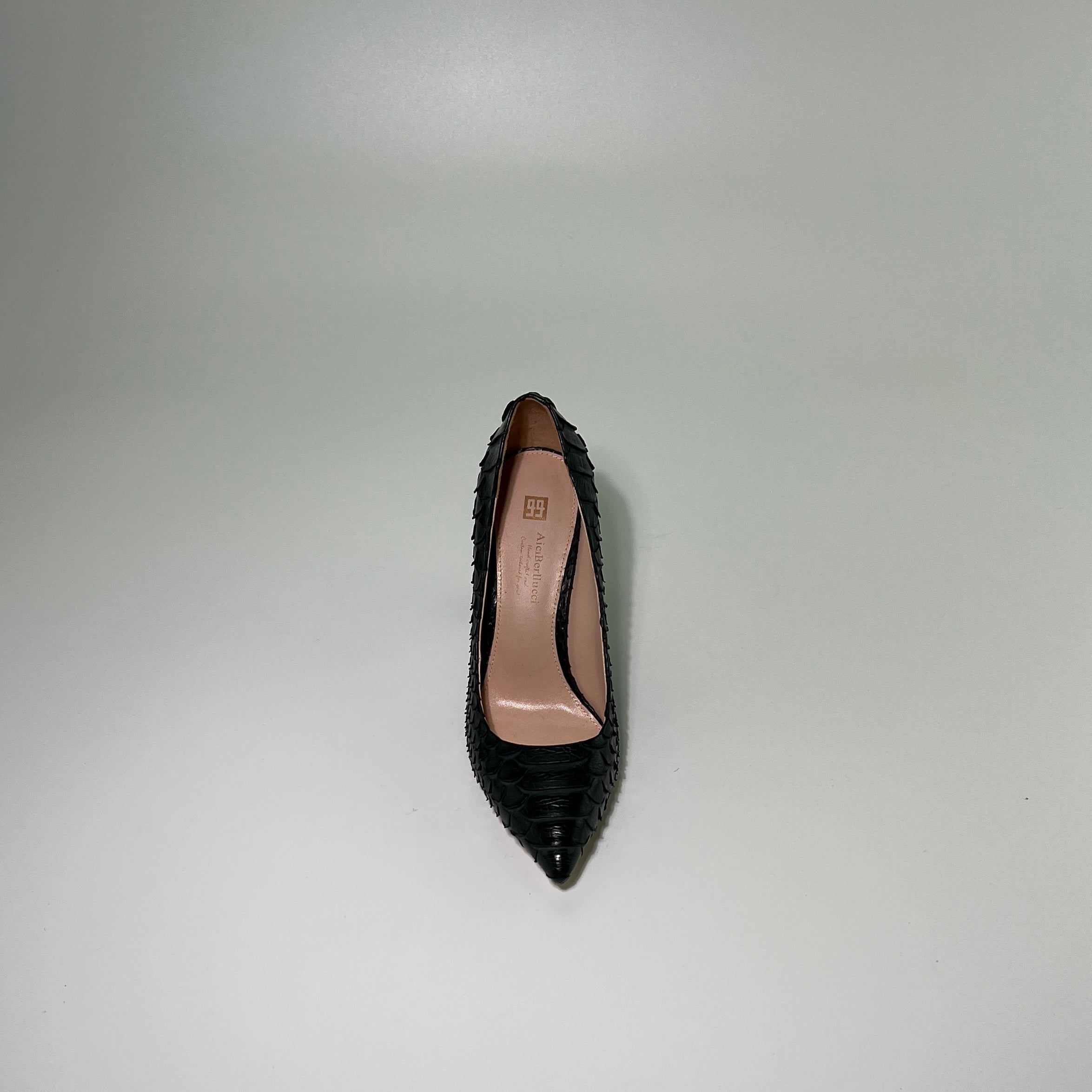 Cindy Python Leather Pumps